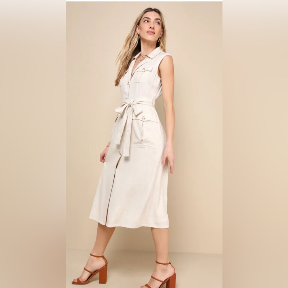 Stylish Cream Maxi Dress